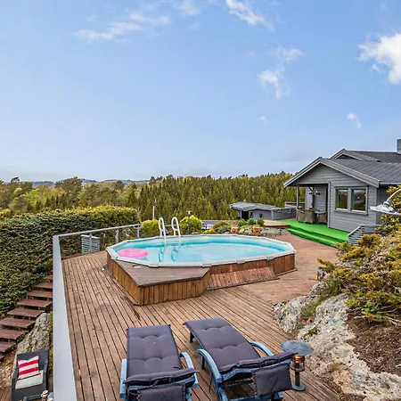 Gorgeous In With Private Swimming Pool, Be Inside Or Outside * Lyngdal